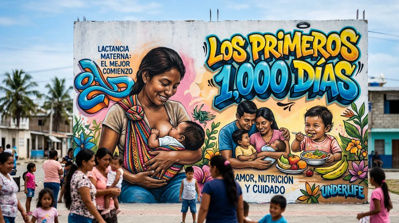 Murales comunitarios pedagógicos y arte urbano con impacto social en barrios del Ecuador